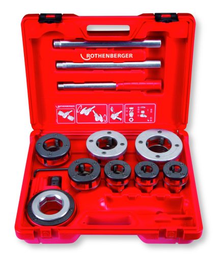 Rothenberger SUPER CUT készlet, BSPT R 1/2"-2", Rocase kofferben