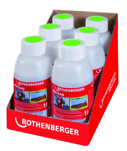 Rothenberger 6-os csomag ROPULS tisztító vegyszer padlófűtési rendszerekhez