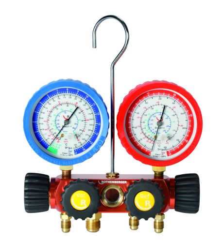 Rothenberger 4 utas szervizcsaptelep készlet II Plus, R410A és R32
