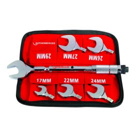 Rothenberger Nyomaték-villáskulcs készlet, 17-29 mm