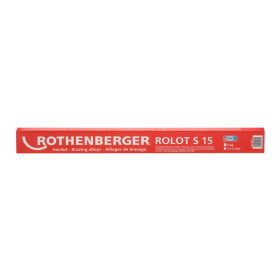   Rothenberger ROLOT S 15 keményforrasztó CuP 284 ISO 17672 szerint, 500 mm, 1 kg, szögletes
