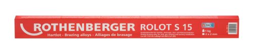 Rothenberger ROLOT S 15 keményforrasztó CuP 284 ISO 17672 szerint, 500 mm, 1 kg, szögletes