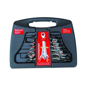   Rothenberger Villás-/illeszték-racsnikulcs ROCLICK készlet, 7 részes