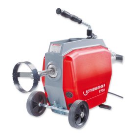 Rothenberger R750 csőtisztító gép vezetőcsővel