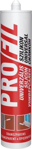 Soudal Univerzális szilikon PROFIL transzparens 270ml - Ecetsavas