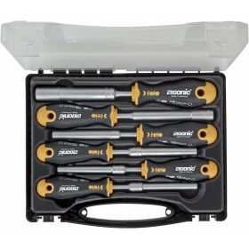   Felo mágneses dugókulcs fejű csavarhúzókészlet 6 részes (HEX 5.5mm, HEX 6mm, HEX 7mm, HEX 8mm, HEX 10mm, HEX 13mm)