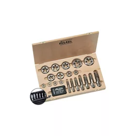   Völkel Menetmetsző-Hex-tap menetfúró készlet M3-M30 30db-os HSS