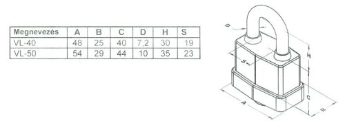 Elzett lakat vízálló vls-50-3k.