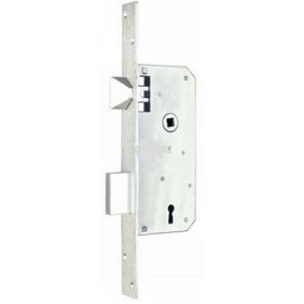 Elzett bevéső zár előajtóhoz 9cm bal 2 kulcsos 3413/9