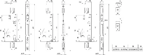 Elzett portálzár rudas 25/90/24/8 kampós vektor