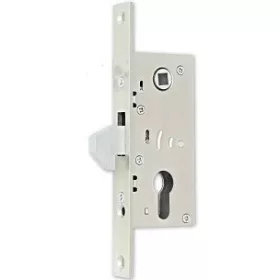 Elzett tolóajtózár cilinderes 35/72/8 mm kampós !!!!!