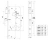 Anbo bevésőzár cilinderes 65/72mm r.m. univ. 72e 24mm előlap tűzálló