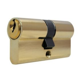 Elzett hengerzárbetét 27/30 mm 3 kulcsos réz economy