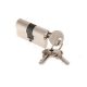 Anbo hengerzárbetét 40/40mm 3 kulcsos króm 2200