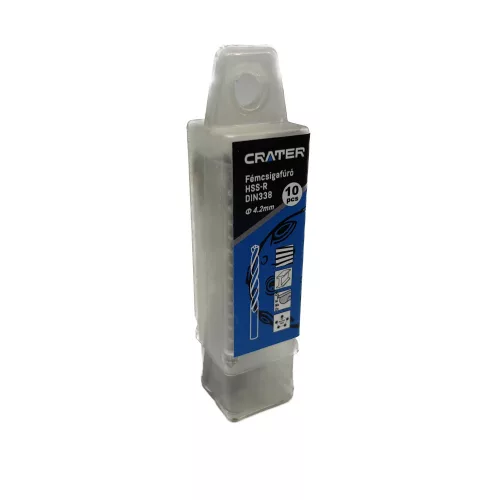 Crater fémcsigafúró 4,2mm hss din338