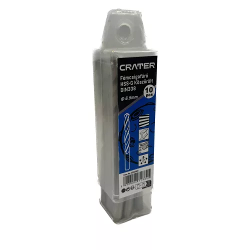 Crater fémcsigafúró 6,5mm hss köszörült d:338