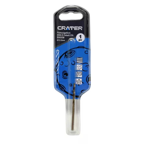 Crater fémcsigafúró 3,2mm hss-e cobalt 5% d:338 bliszteres