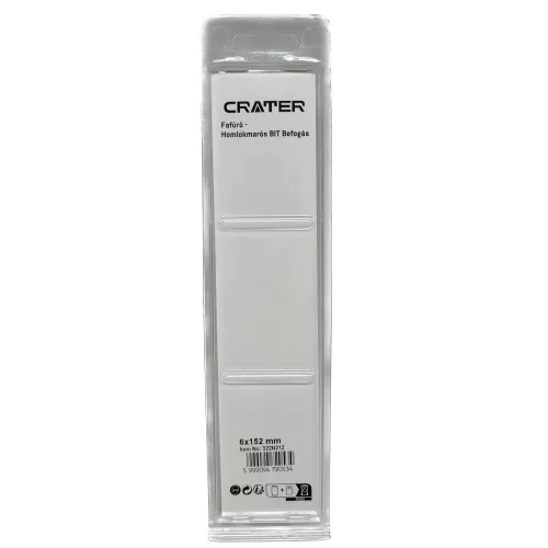 Crater fafúró homlokmarós 6x152mm bit befogás bliszteres