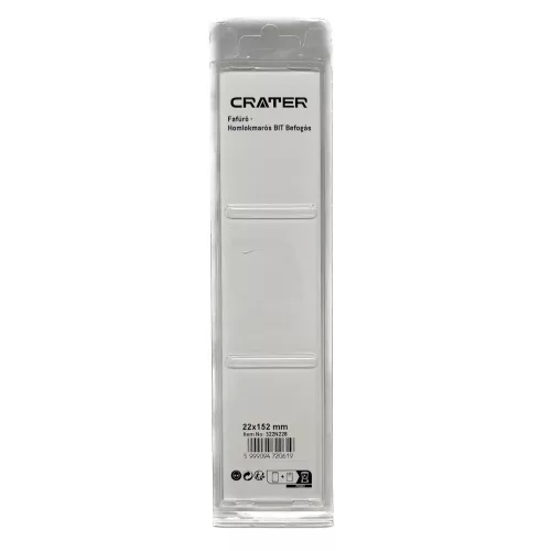 Crater fafúró homlokmarós 22x152mm bit befogás bliszteres