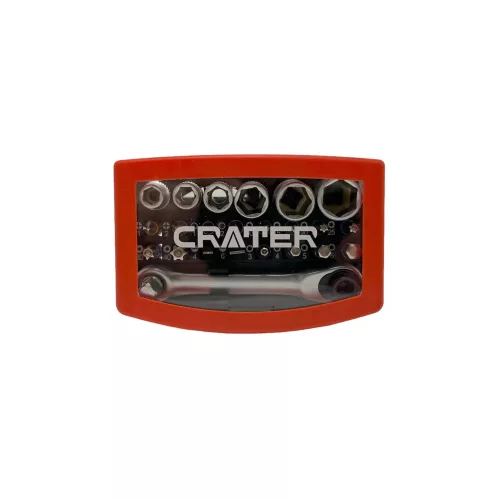 Crater bit készlet 24 részes racsnis