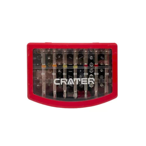 Crater bit készlet 56 részes behajtó szárral