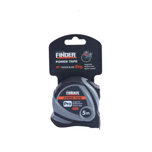 Finder mérőszalag 5m/25mm gumis mágneses 191413