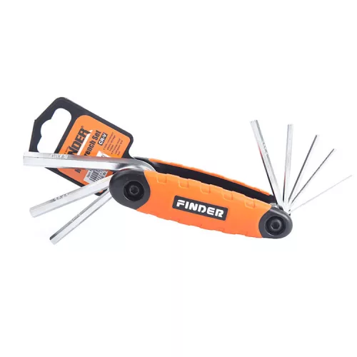 Finder imbuszkulcs készlet r. 1,5-8mm 193299 összecsukhatóató