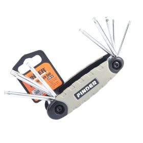   Finder imbuszkulcs készlet 8r. torx t9-t40 193301 összecsukhatóató