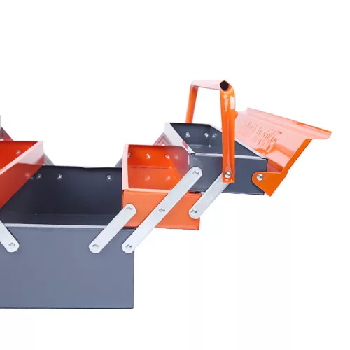 Finder szerszámosláda fém 53cm narancs-fekete 194136